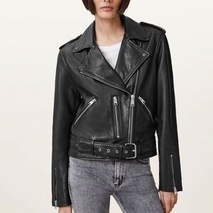 All Saints Balfern Leather Biker Jacket